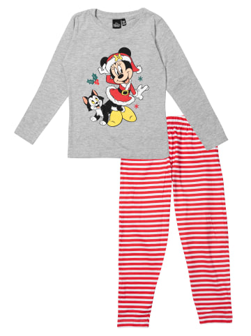 United Labels Disney Minnie Mouse XMAS Schlafanzug Christmas Winter Langarm in Mehrfarbig