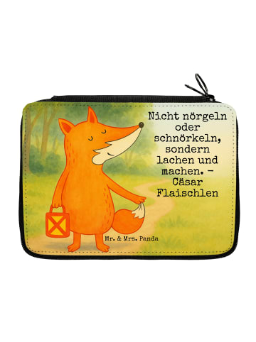 Mr. & Mrs. Panda Federmappe Fuchs Laterne Design mit Spruch in Weiß