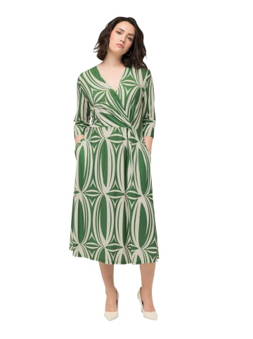 Ulla Popken Midikleid in moosgrün