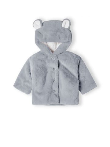 Minoti Fellimitatjacke babyprem 29 in grau