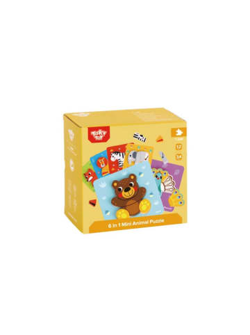 Tooky Toy Kinder Puzzle 6er Set TL636 in orange