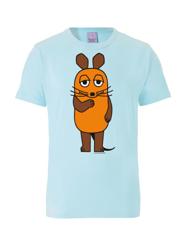 Logoshirt T-Shirt Die Sendung mit der Maus - Maus in hellblau