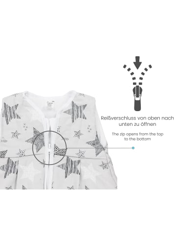 TupTam Baby Ganzjahres Schlafsack ohne Ärmel wattiert in rosa/natur