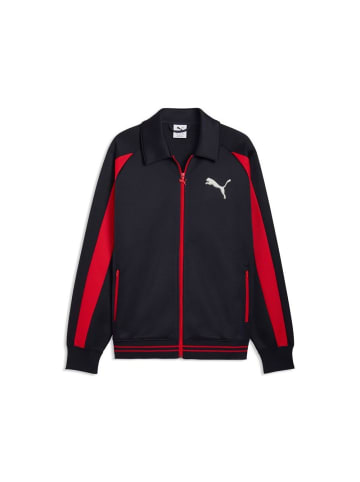 Puma Trainingsjacke "T7 Relaxed Big Cat Track Jacket DK" in Blau