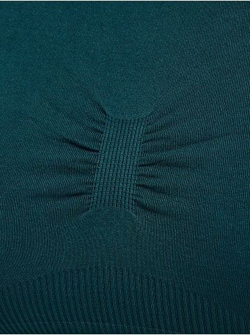 Hummel Hummel Top Hmlmt Yoga Damen Atmungsaktiv Dehnbarem Feuchtigkeitsabsorbierenden Nahtlosen in DEEP TEAL