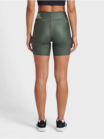 Hummel Tight Kurze Hose Hmlte Fundamental Damen in CLIMBING IVY2