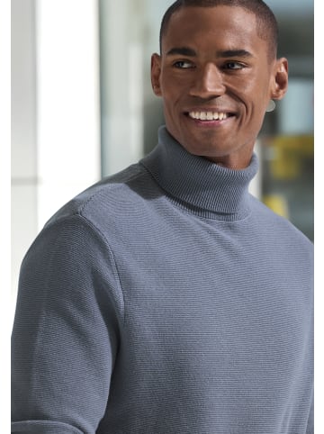 H.I.S Rollkragenpullover in blau