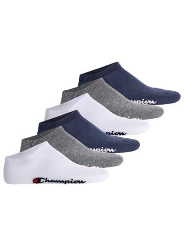 Champion Socken 6er Pack in Blau/Weiß/Grau