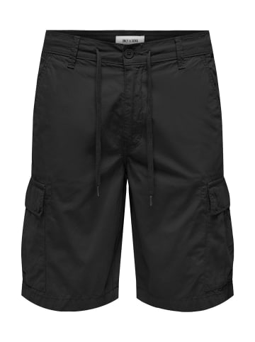 Only&Sons Shorts 'Loc' in schwarz