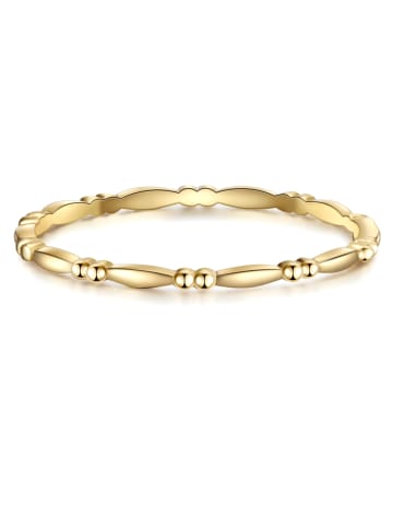 Lulu & Jane Ring aus Messing, gelbvergoldet 14 Karat in gelbgold