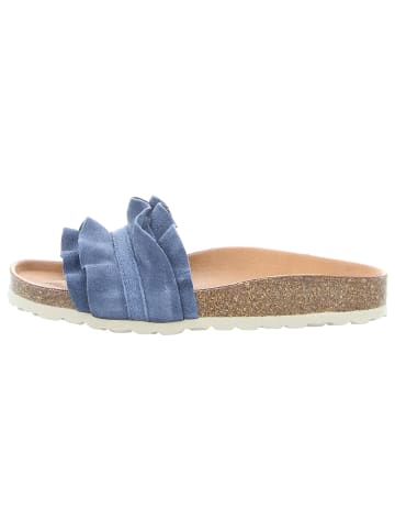 Verbenas Pantoletten in blau