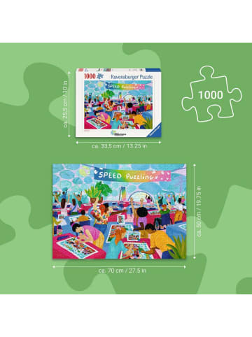 Ravensburger Ravensburger Puzzle 1.000 Teile Speed Puzzling in bunt