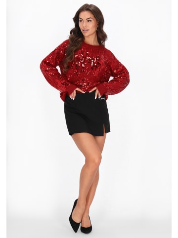 faina Women Sweater in red