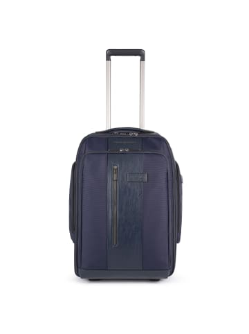 Piquadro Brief 2-Rollen Rucksacktrolley 53 cm Laptopfach in blue