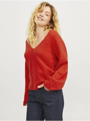 JJXX Strickpullover in Fiery Red