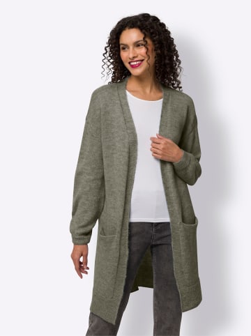 Heine Strickjacke in khaki