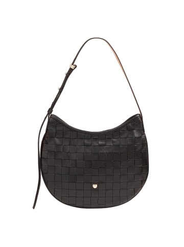 DuDu Hispani Schultertasche Leder 32 cm in black rose