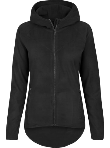 Urban Classics Zip-Kapuzenpullover in Schwarz