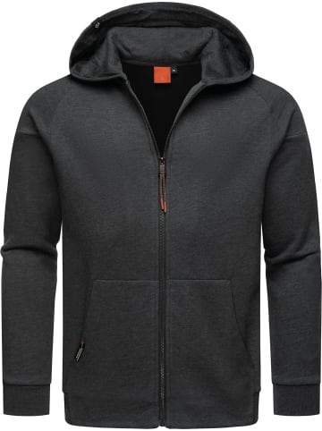 ragwear Kapuzensweatjacke Zenway in Dark Grey