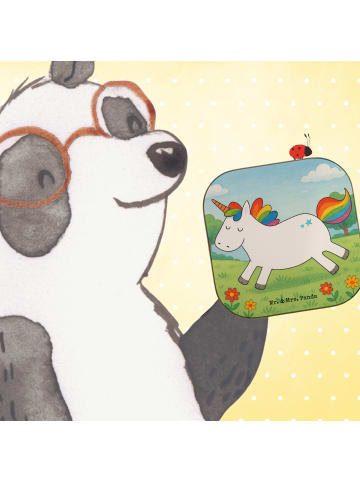 Mr. & Mrs. Panda Tischuntersetzer Einhorn Happy Design ohne Spruch in Weiß