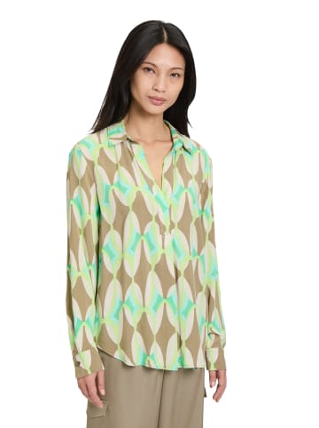 Betty Barclay Longbluse langarm in Khaki/Green