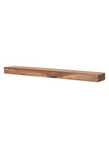 home24 home24 Wandboard (1er Set) - Sheesham - Massivholz Sheesham - 120.0 x 8.0 x 20.0 cm in Sheesham
