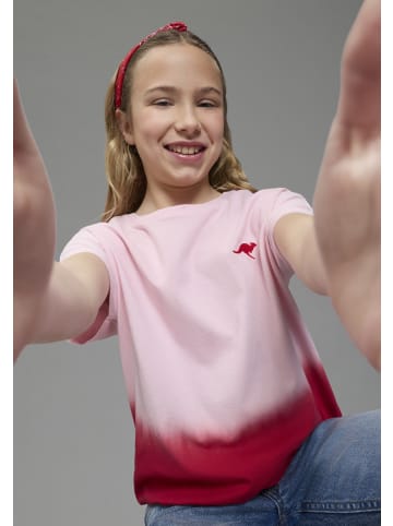 Kangaroos T-Shirt in rosa/rot