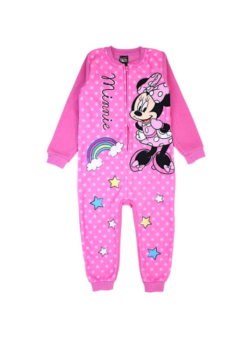 Disney Minnie Mouse Overall Fleece Schlafanzug Minnie Mouse in Pink