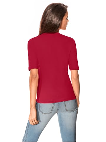 Heine V-Shirt in rot