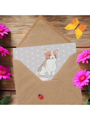 Mr. & Mrs. Panda Deluxe Karte Papillon Lebensretter mit Spruch in Grau Pastell