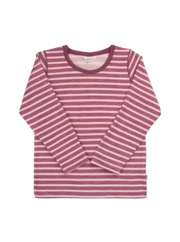 Joha Langarmshirt aus Merinowolle in bordeaux