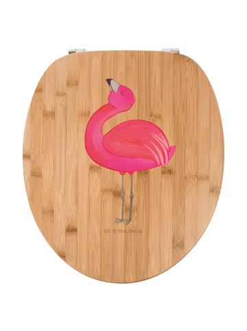 Mr. & Mrs. Panda Klodeckel Flamingo Stolz ohne Spruch in Braun