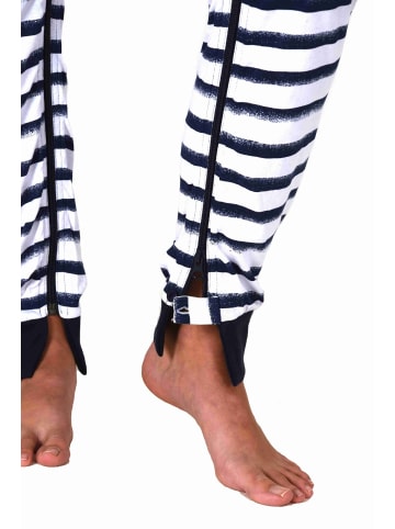 NORMANN Pflegeoverall langarm Schlafanzug Reissverschluss - 77811 in navy