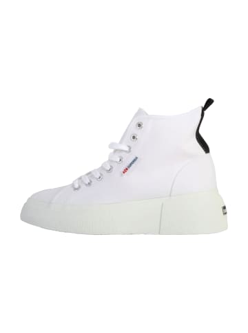 Superga Bubble Mid – Hoher Schnür-Sneaker Weiß