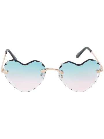 BEZLIT Damen Sonnenbrille in Türkis-Rosa - Gold