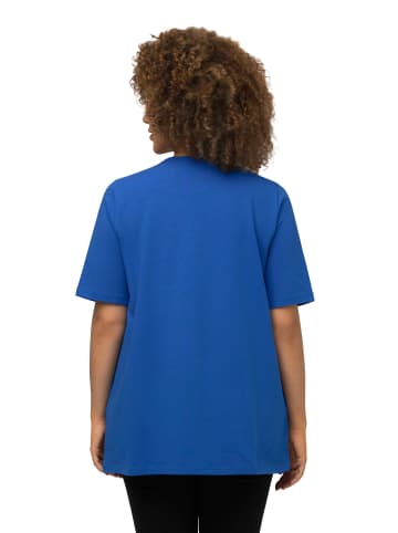 Ulla Popken Shirt in kobalt blau