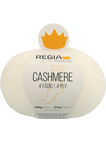 Regia Handstrickgarne Premium Cashmere, 100g in White