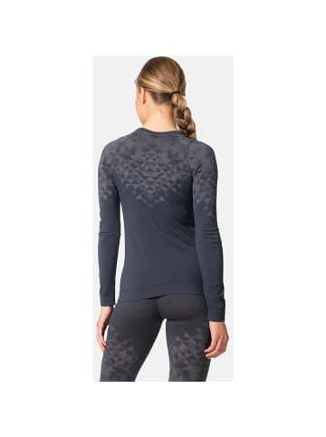 Odlo BL TOP crew neck l/s KINSHIP P in Dunkelgrau035