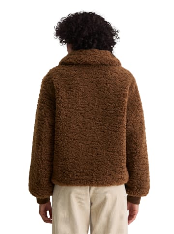 Marc O'Polo Teddyjacke regular in Pure Chocolate