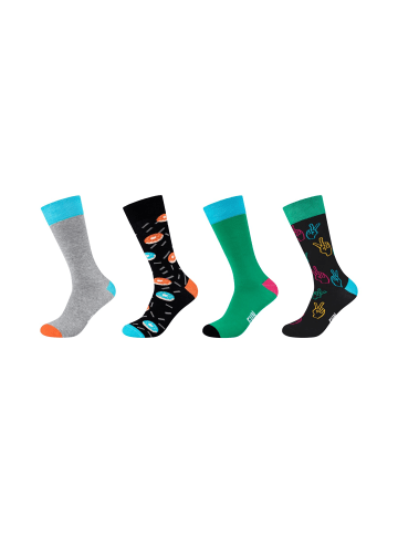 Fun Socks Socken 4er Pack graphics in ember glow