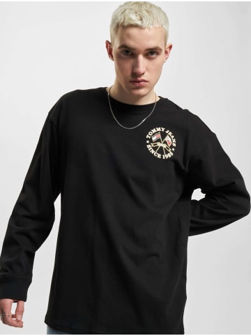 Tommy Hilfiger Tommy Hilfiger Herren Tommy Jeans Clsc Modern Prep Logo Longsleeve in black
