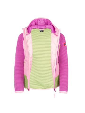 Trollkids Hybridjacke Sirdal in fresh berry/graphite