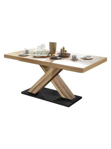 58 aufm Kessel ESSTISCH ausziehbar Elene 180x90x76 Plankeneiche/Asteiche