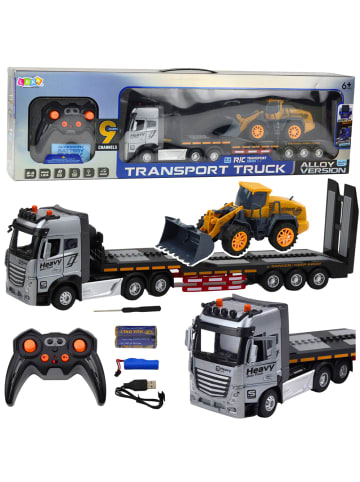 Wisam® Ferngesteuerter RC Abschleppwagen mit Bagger, Licht
