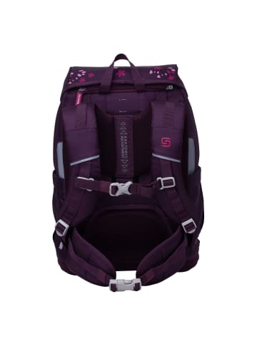 SCHNEIDERS Ergoplus Schulranzen-Set 8-teilig in dark red