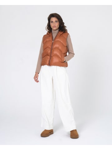 Freshlions Steppweste Laura in brown