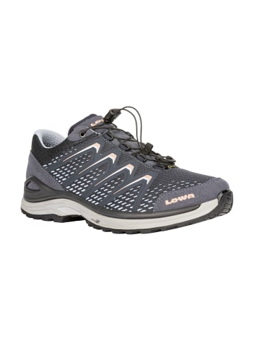 LOWA Outdoorschuh MADDOX GTX LO WS in stahlblau/lachs