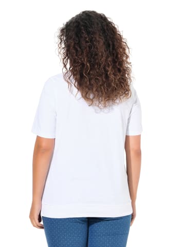 Ulla Popken Shirt in schneeweiß