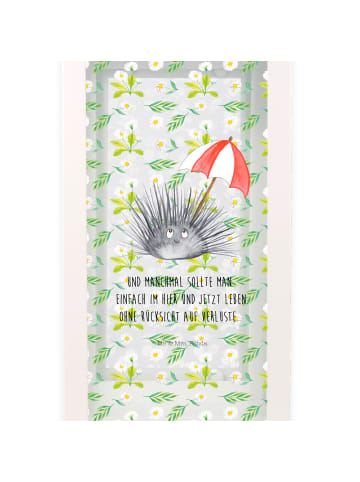 Mr. & Mrs. Panda Laterne Seeigel mit Spruch in Transparent