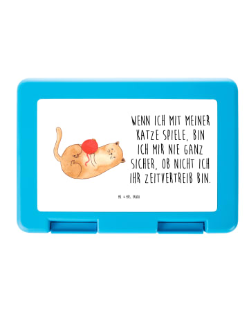 Mr. & Mrs. Panda Bento Box Katze Wolle mit Spruch in Weiß